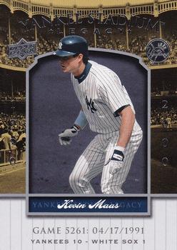 2008 Upper Deck Yankee Stadium Legacy #5261 Kevin Maas Front