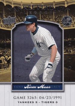 2008 Upper Deck Yankee Stadium Legacy #5265 Kevin Maas Front