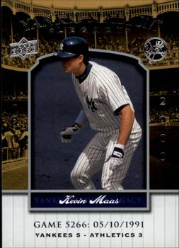 2008 Upper Deck Yankee Stadium Legacy #5266 Kevin Maas Front