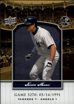 2008 Upper Deck Yankee Stadium Legacy #5270 Kevin Maas Front