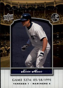 2008 Upper Deck Yankee Stadium Legacy #5274 Kevin Maas Front