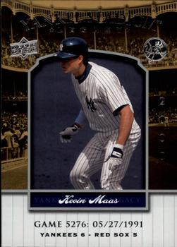 2008 Upper Deck Yankee Stadium Legacy #5276 Kevin Maas Front