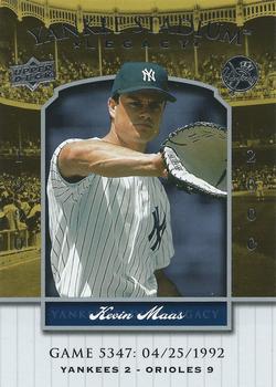 2008 Upper Deck Yankee Stadium Legacy #5347 Kevin Maas Front