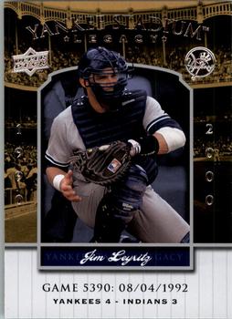 2008 Upper Deck Yankee Stadium Legacy #5390 Jim Leyritz Front