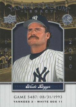 2008 Upper Deck Yankee Stadium Legacy #5487 Wade Boggs Front