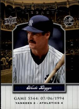 2008 Upper Deck Yankee Stadium Legacy #5544 Wade Boggs Front