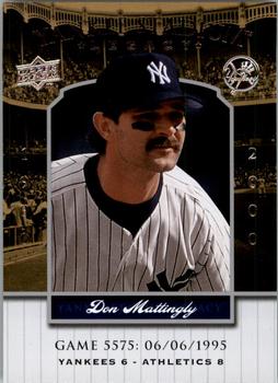 2008 Upper Deck Yankee Stadium Legacy #5575 Don Mattingly Front