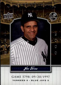 2008 Upper Deck Yankee Stadium Legacy #5798 Joe Torre Front