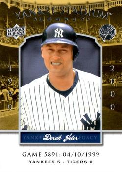 2008 Upper Deck Yankee Stadium Legacy #5891 Derek Jeter Front