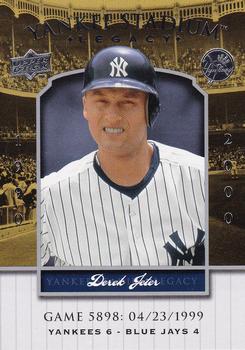 2008 Upper Deck Yankee Stadium Legacy #5898 Derek Jeter Front