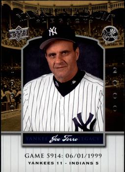 2008 Upper Deck Yankee Stadium Legacy #5914 Joe Torre Front