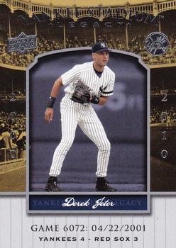 2008 Upper Deck Yankee Stadium Legacy #6072 Derek Jeter Front