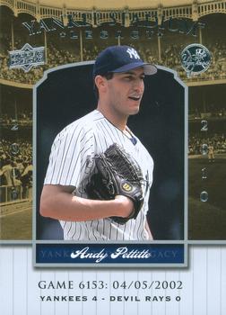 2008 Upper Deck Yankee Stadium Legacy #6153 Andy Pettitte Front