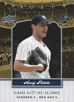 2008 Upper Deck Yankee Stadium Legacy #6177 Andy Pettitte Front
