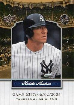 2008 Upper Deck Yankee Stadium Legacy #6347 Hideki Matsui Front