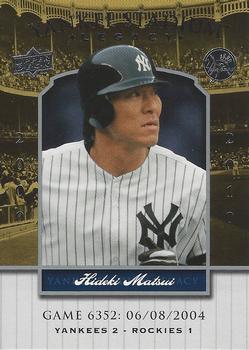 2008 Upper Deck Yankee Stadium Legacy #6352 Hideki Matsui Front