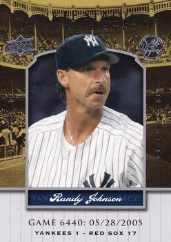 2008 Upper Deck Yankee Stadium Legacy #6440 Randy Johnson Front