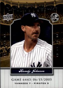 2008 Upper Deck Yankee Stadium Legacy #6443 Randy Johnson Front