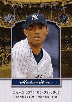 2008 Upper Deck Yankee Stadium Legacy #6595 Mariano Rivera Front