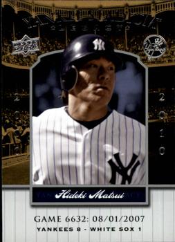 2008 Upper Deck Yankee Stadium Legacy #6632 Hideki Matsui Front