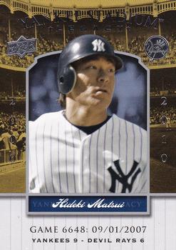 2008 Upper Deck Yankee Stadium Legacy #6648 Hideki Matsui Front