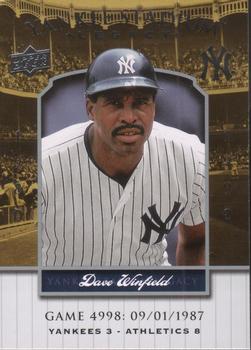 2008 Upper Deck Yankee Stadium Legacy #4998 Dave Winfield Front