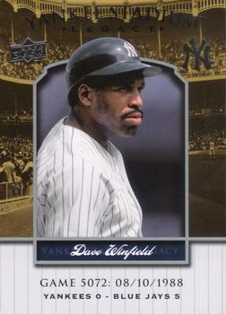 2008 Upper Deck Yankee Stadium Legacy #5072 Dave Winfield Front