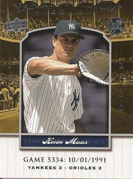 2008 Upper Deck Yankee Stadium Legacy #5334 Kevin Maas Front