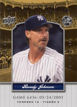 2008 Upper Deck Yankee Stadium Legacy #6436 Randy Johnson Front