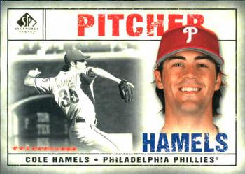 2008 SP Legendary Cuts #22 Cole Hamels Front