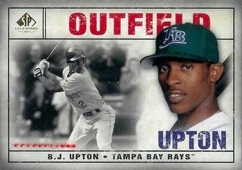 2008 SP Legendary Cuts #24 B.J. Upton Front