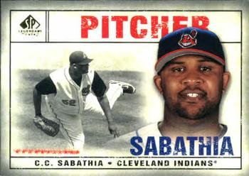 2008 SP Legendary Cuts #37 CC Sabathia Front