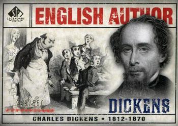 2008 SP Legendary Cuts #124 Charles Dickens Front