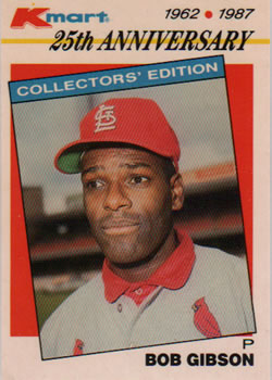 1987 Topps Kmart 25th Anniversary #3 Bob Gibson Front