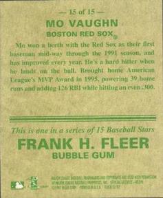 1997 Fleer - Goudey Greats #15 Mo Vaughn Back