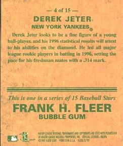 1997 Fleer - Goudey Greats #4 Derek Jeter Back
