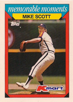 1988 Topps Kmart Memorable Moments #26 Mike Scott Front