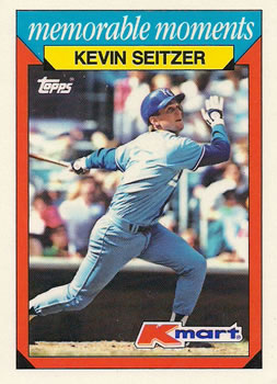 1988 Topps Kmart Memorable Moments #27 Kevin Seitzer Front