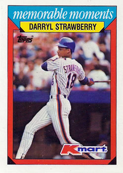 1988 Topps Kmart Memorable Moments #29 Darryl Strawberry Front