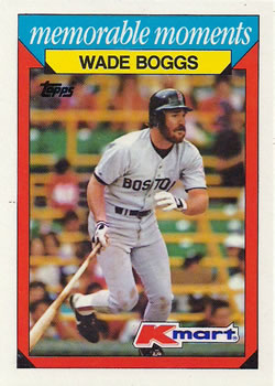 1988 Topps Kmart Memorable Moments #2 Wade Boggs Front