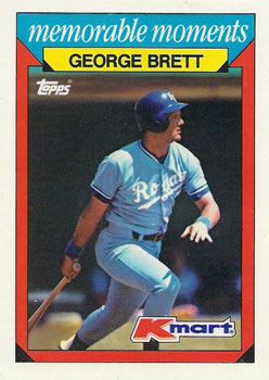 1988 Topps Kmart Memorable Moments #3 George Brett Front