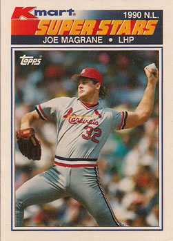 1990 Topps Kmart Super Stars #12 Joe Magrane Front