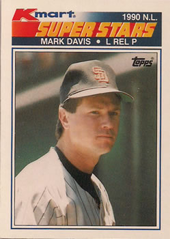 1990 Topps Kmart Super Stars #14 Mark Davis Front