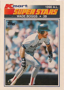 1990 Topps Kmart Super Stars #19 Wade Boggs Front