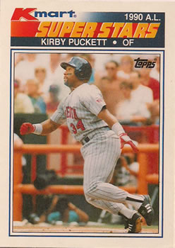 1990 Topps Kmart Super Stars #22 Kirby Puckett Front