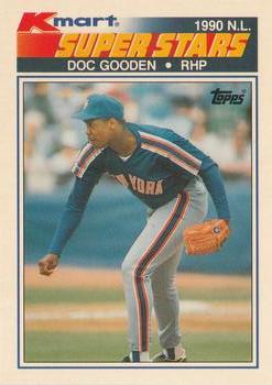 1990 Topps Kmart Super Stars #10 Doc Gooden Front