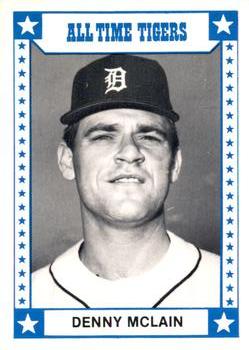 1980 TCMA All Time Detroit Tigers #010 Denny McLain Front