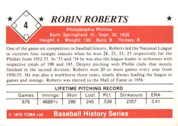 1979 TCMA The 1950’s #4 Robin Roberts Back