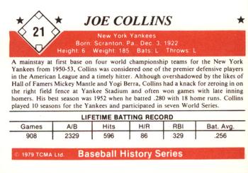 1979 TCMA The 1950’s #21 Joe Collins Back
