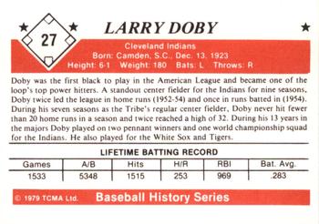 1979 TCMA The 1950’s #27 Larry Doby Back
